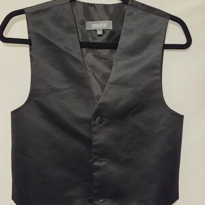 Spring Notion Boy Black Satin Vest